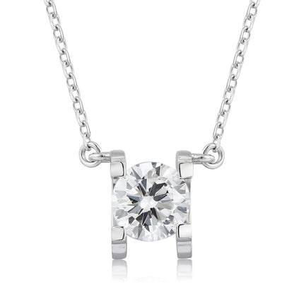 PT950 1.0ct Bull Head Cultivation Drill Chain