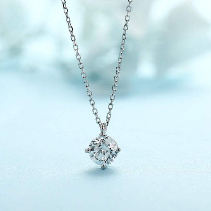 PT950 1.0ct Lab Grown Diamond Four Claw Pendant (without chain)