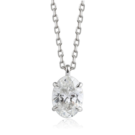 PT950 1.05ct Lab Grown Diamond Pendant (without chain)
