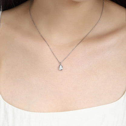 PT950 0.53ct Pear Shape Lab Grown Diamond Pendant (without chain)