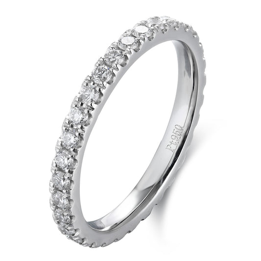 PT950 0.66ct Lab Grown Diamond Ring