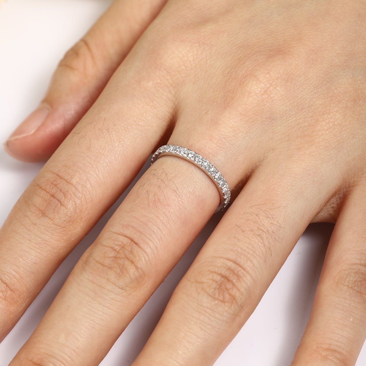 PT950 0.66ct Lab Grown Diamond Ring