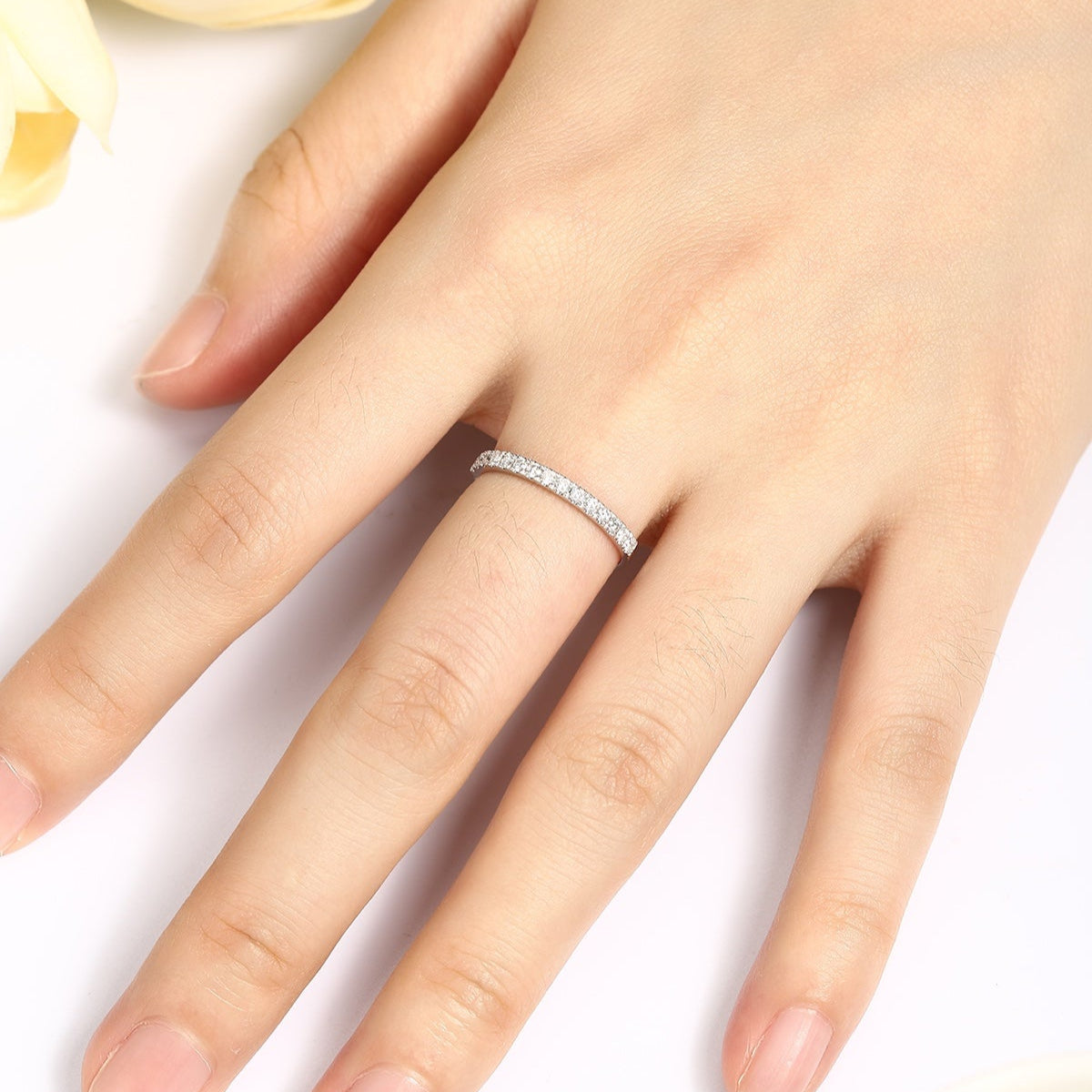 PT950 0.26ct Lab Grown Diamond Ring