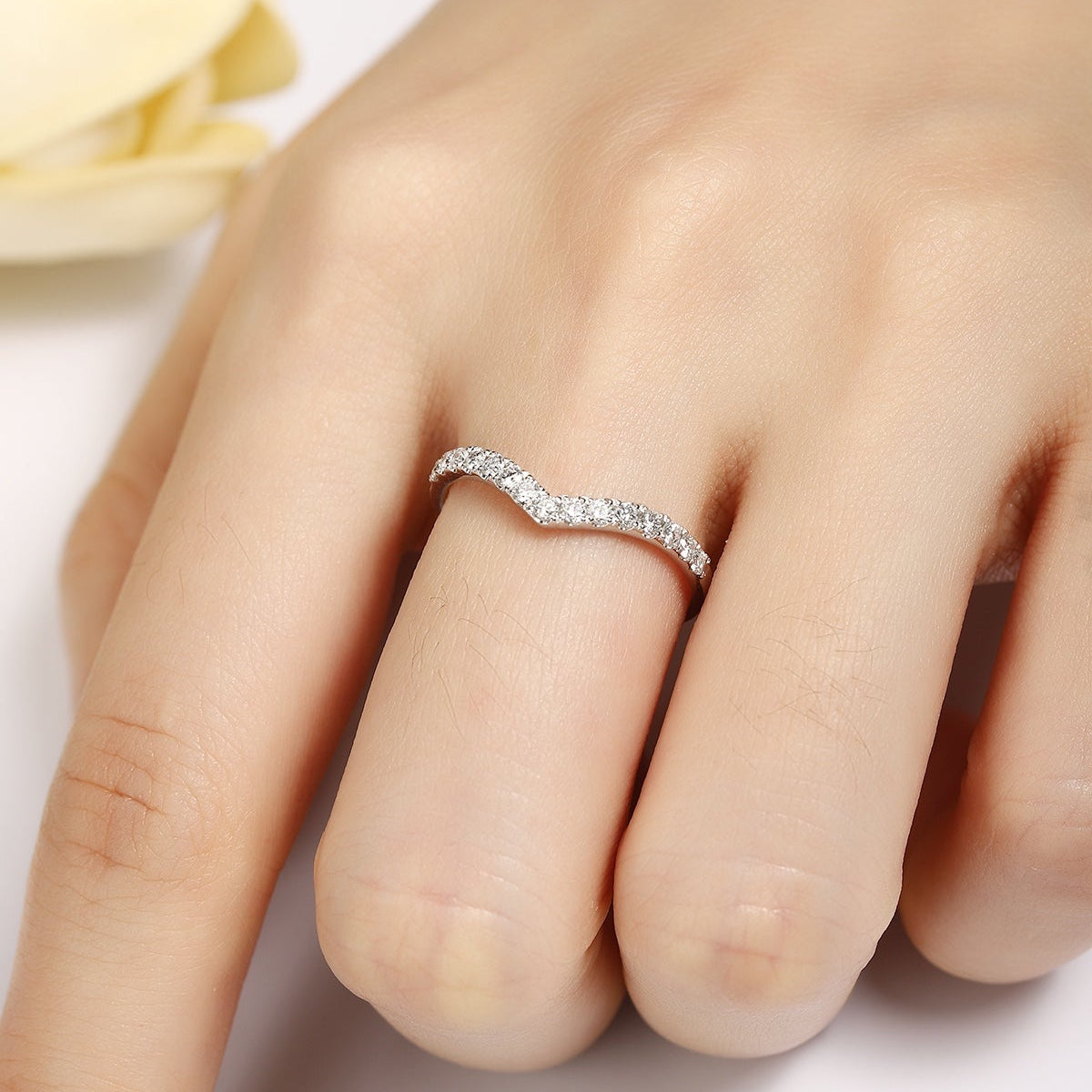 PT950 0.26ct Lab Grown Diamond Ring