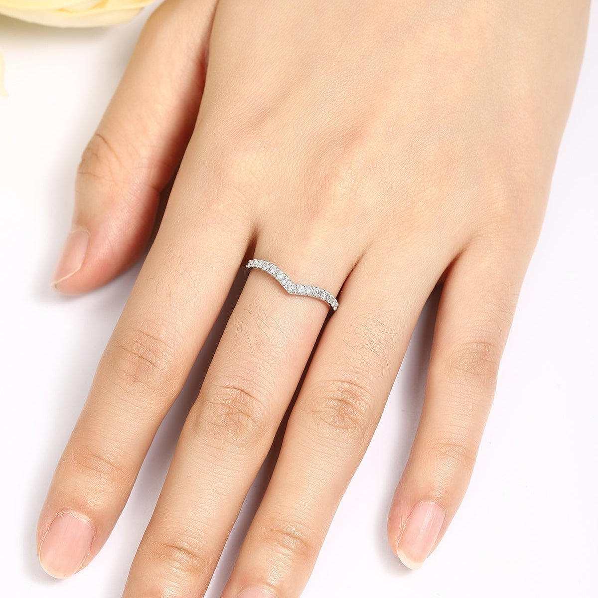 PT950 0.26ct Lab Grown Diamond Ring