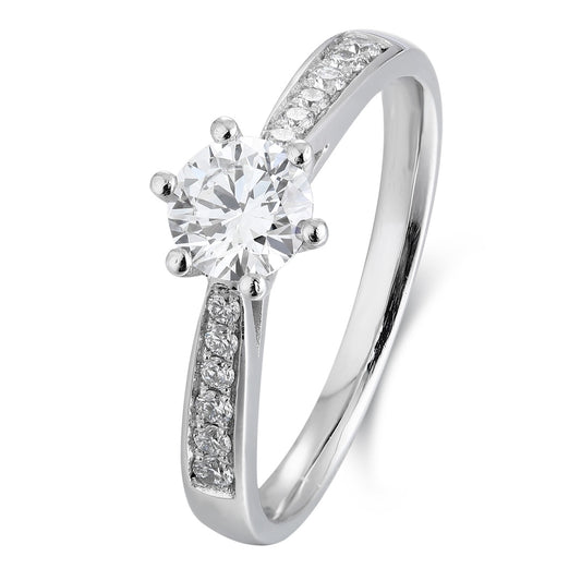 PT950 0.50ct Lab Grown Diamond Ring