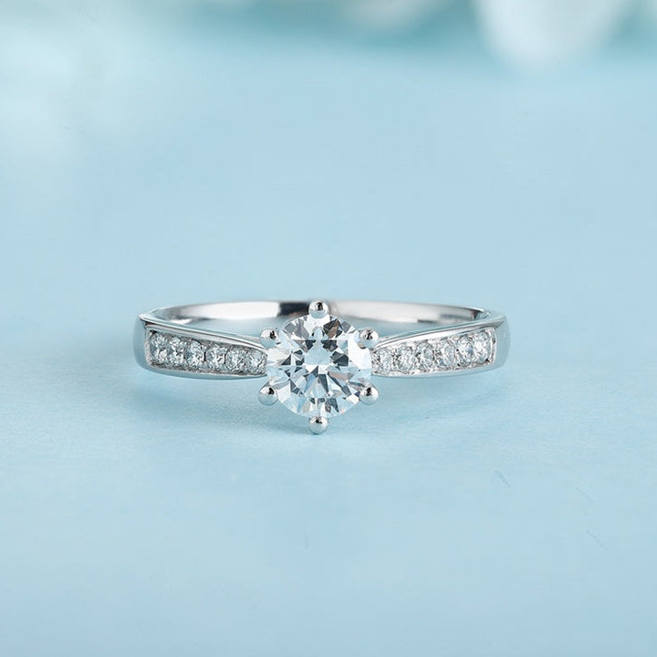 PT950 0.50ct Lab Grown Diamond Ring