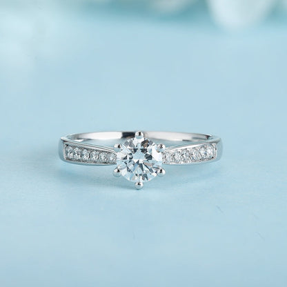 PT950 0.50ct Lab Grown Diamond Ring