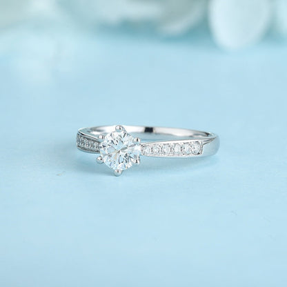 PT950 0.50ct Lab Grown Diamond Ring