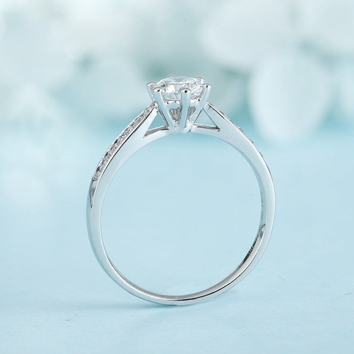 PT950 0.50ct Lab Grown Diamond Ring