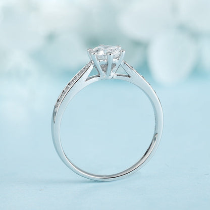 PT950 0.50ct Lab Grown Diamond Ring