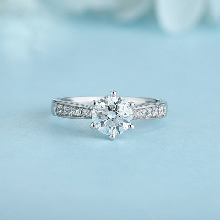 PT950 1.0ct Lad Grown Diamond Ring