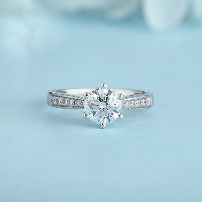 PT950 1.0ct Lad Grown Diamond Ring