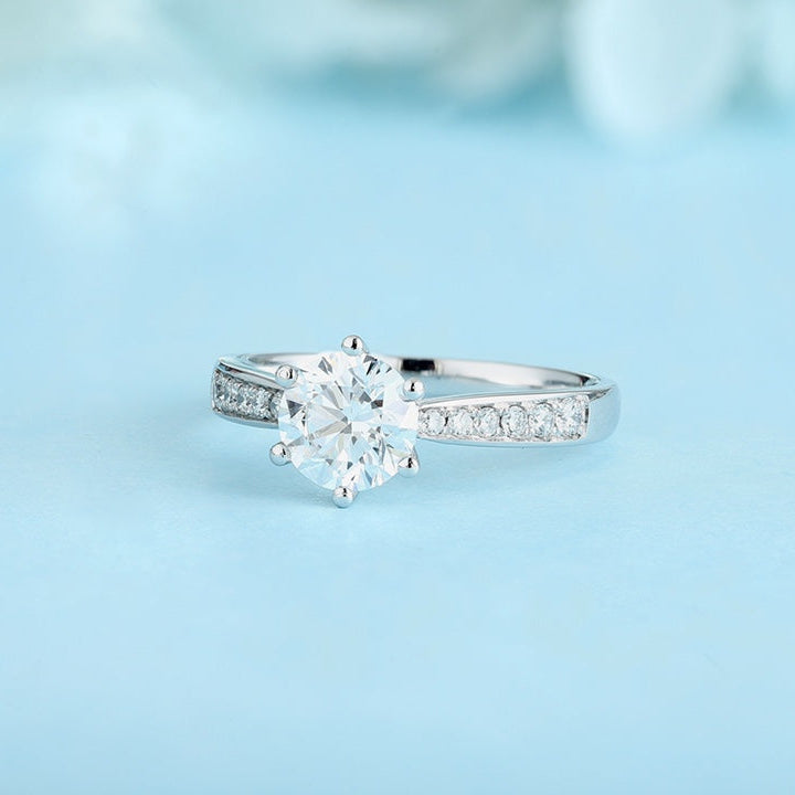 PT950 1.0ct Lad Grown Diamond Ring