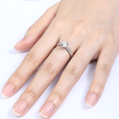 PT950 1.0ct Lad Grown Diamond Ring