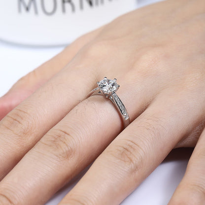 PT950 1.0ct Lad Grown Diamond Ring