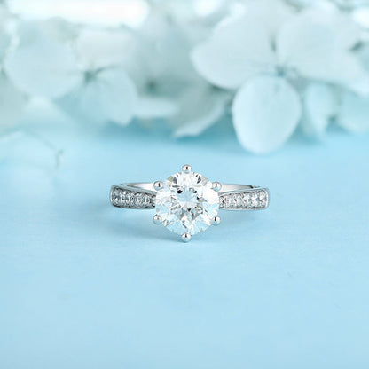 PT950 2.00ct Lab Grown Diamond Ring