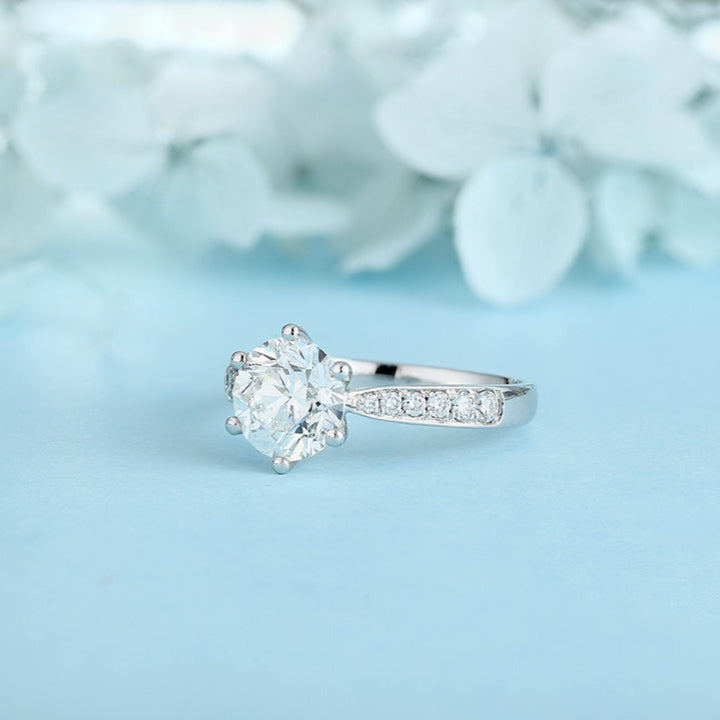 PT950 2.00ct Lab Grown Diamond Ring