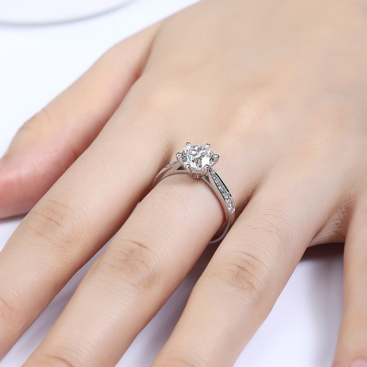 PT950 2.00ct Lab Grown Diamond Ring