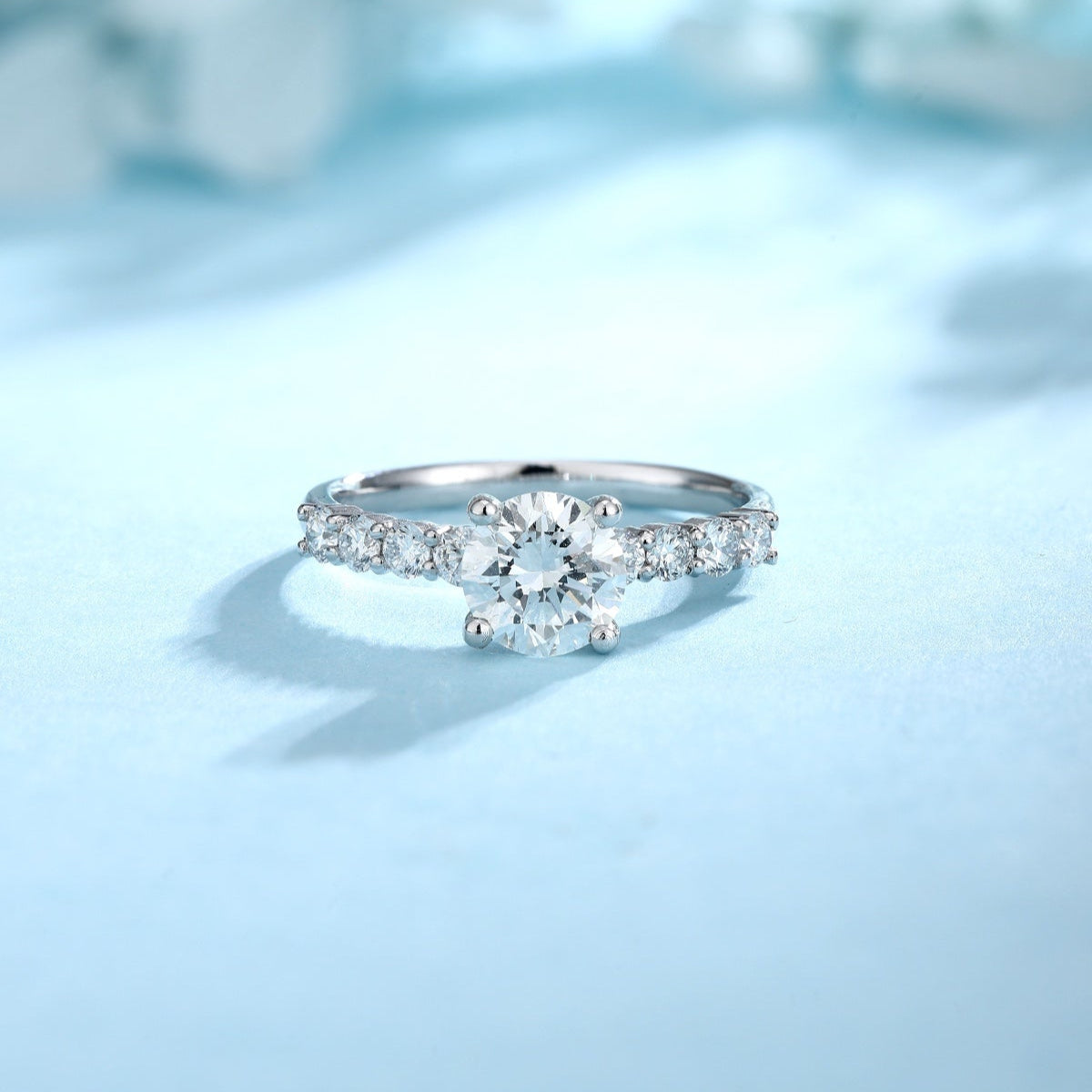 PT950 1.00ct Lab Grown Diamond Ring