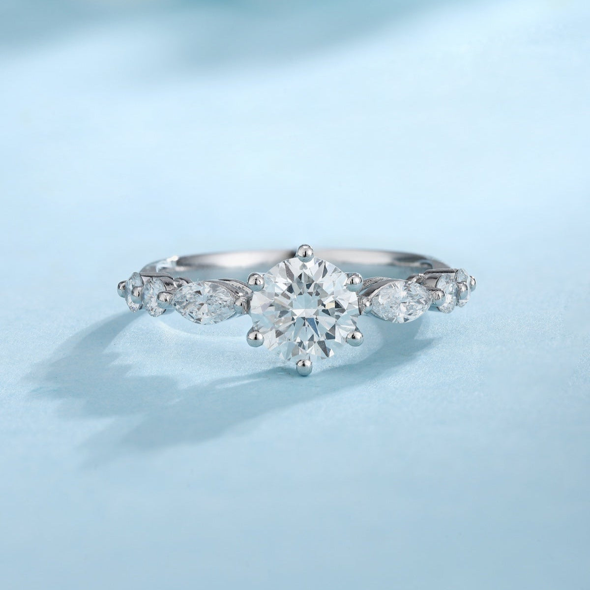 PT950 1.00ct Lab Grown Diamond Ring