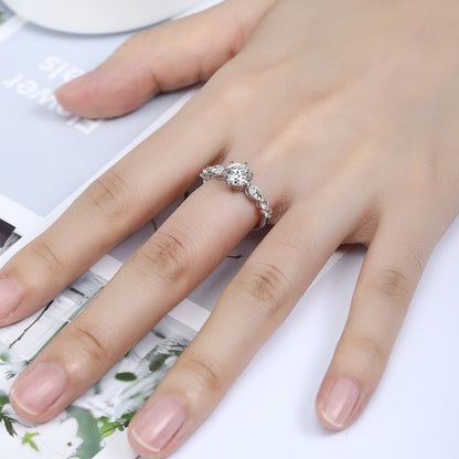 PT950 1.00ct Lab Grown Diamond Ring