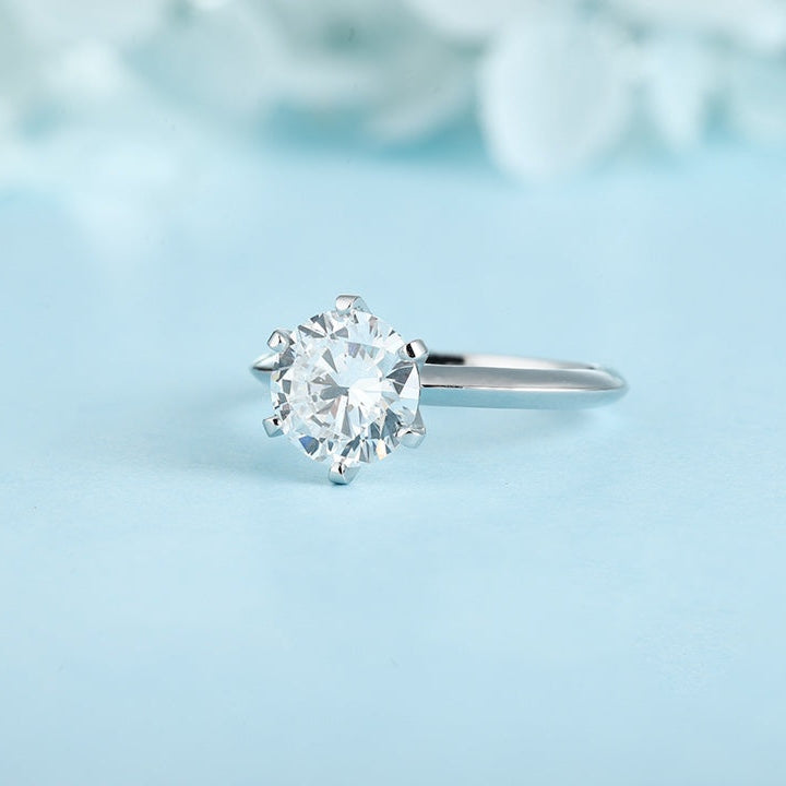 PT950 1.5ct Circular Lab Grown Diamond Ring