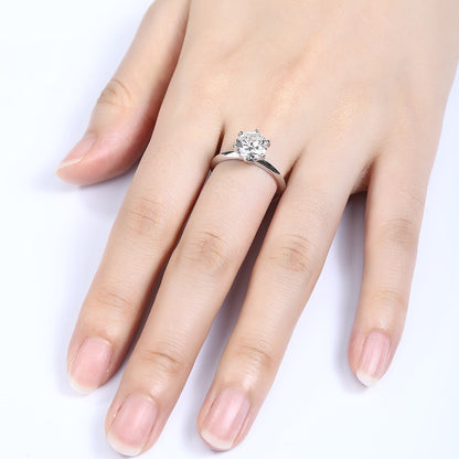 PT950 1.5ct Circular Lab Grown Diamond Ring