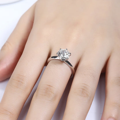 PT950 1.5ct Circular Lab Grown Diamond Ring