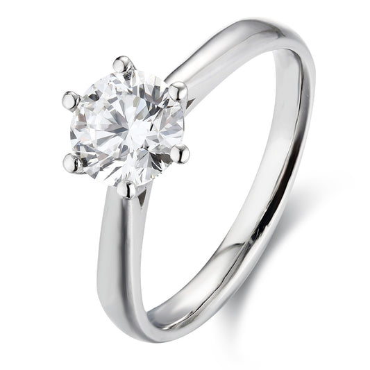 PT950 0.50ct Lab Grown Diamond Ring