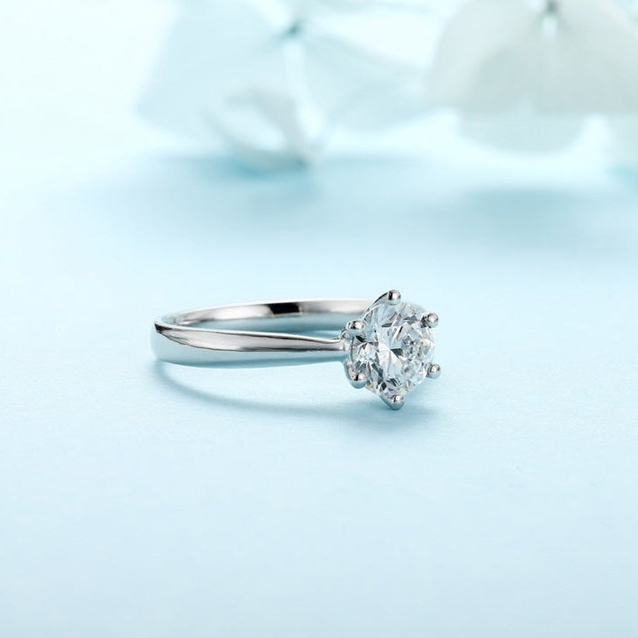 PT950 0.50ct Lab Grown Diamond Ring
