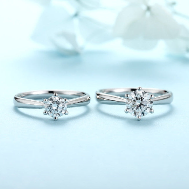 PT950 0.50ct Lab Grown Diamond Ring