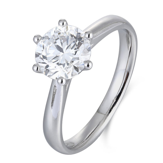 PT950 1.50ct Lab Grown Diamond Ring