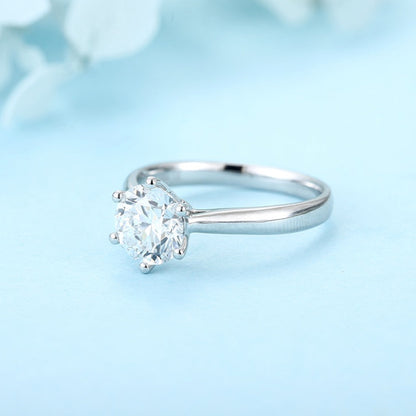 PT950 1.50ct Lab Grown Diamond Ring