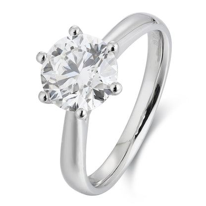 PT950 2.00ct Lab Grown Diamond Ring
