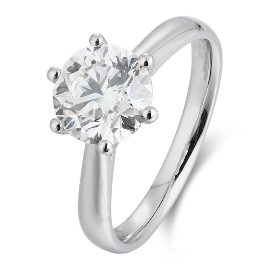 PT950 2.00ct Lab Grown Diamond Ring