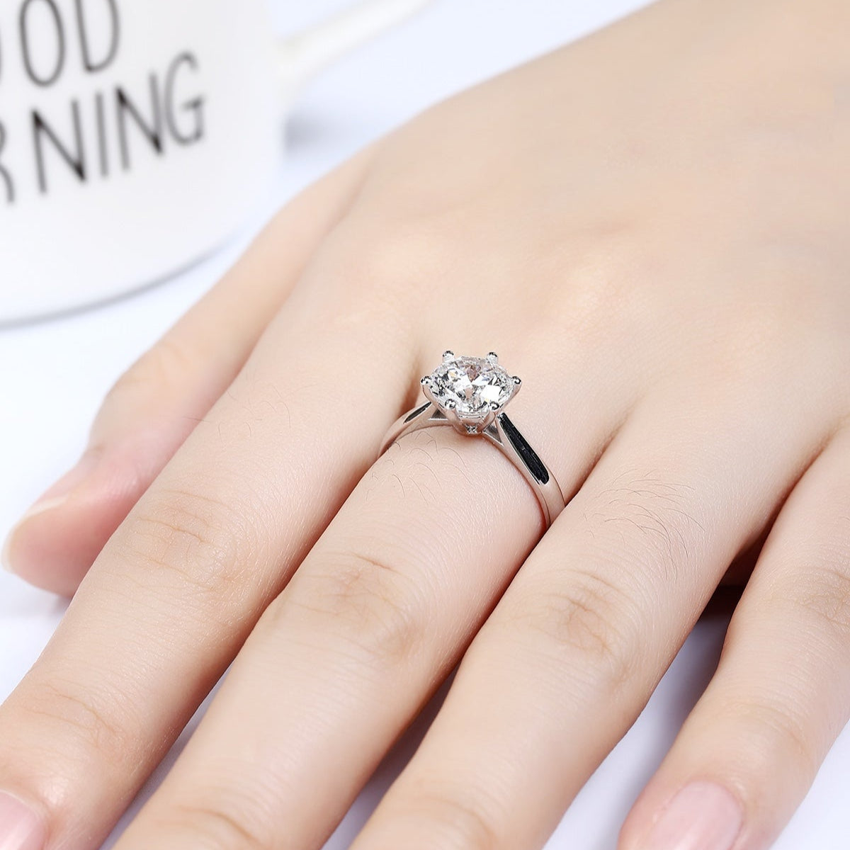 PT950 2.00ct Lab Grown Diamond Ring