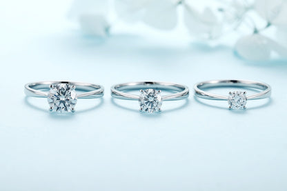 PT950 0.32ct Lab Grown Diamond Ring