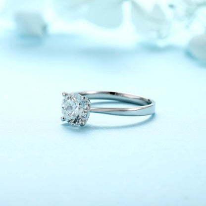 PT950 0.32ct Lab Grown Diamond Ring