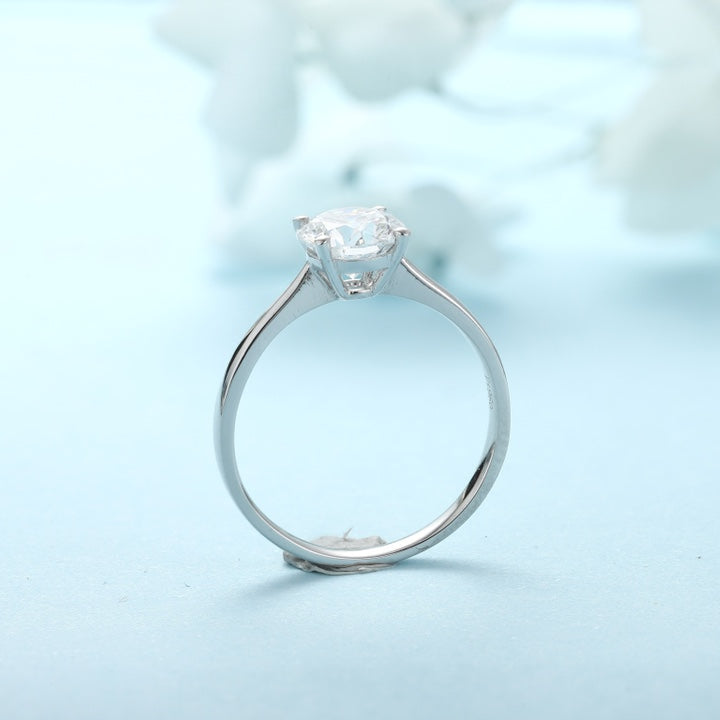 PT950 0.32ct Lab Grown Diamond Ring