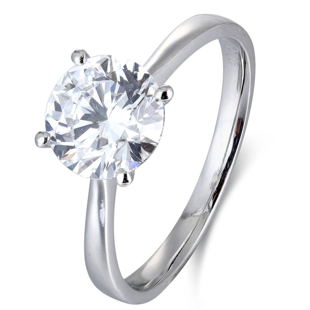 PT950 1.50ct Lab Grown Diamond Ring