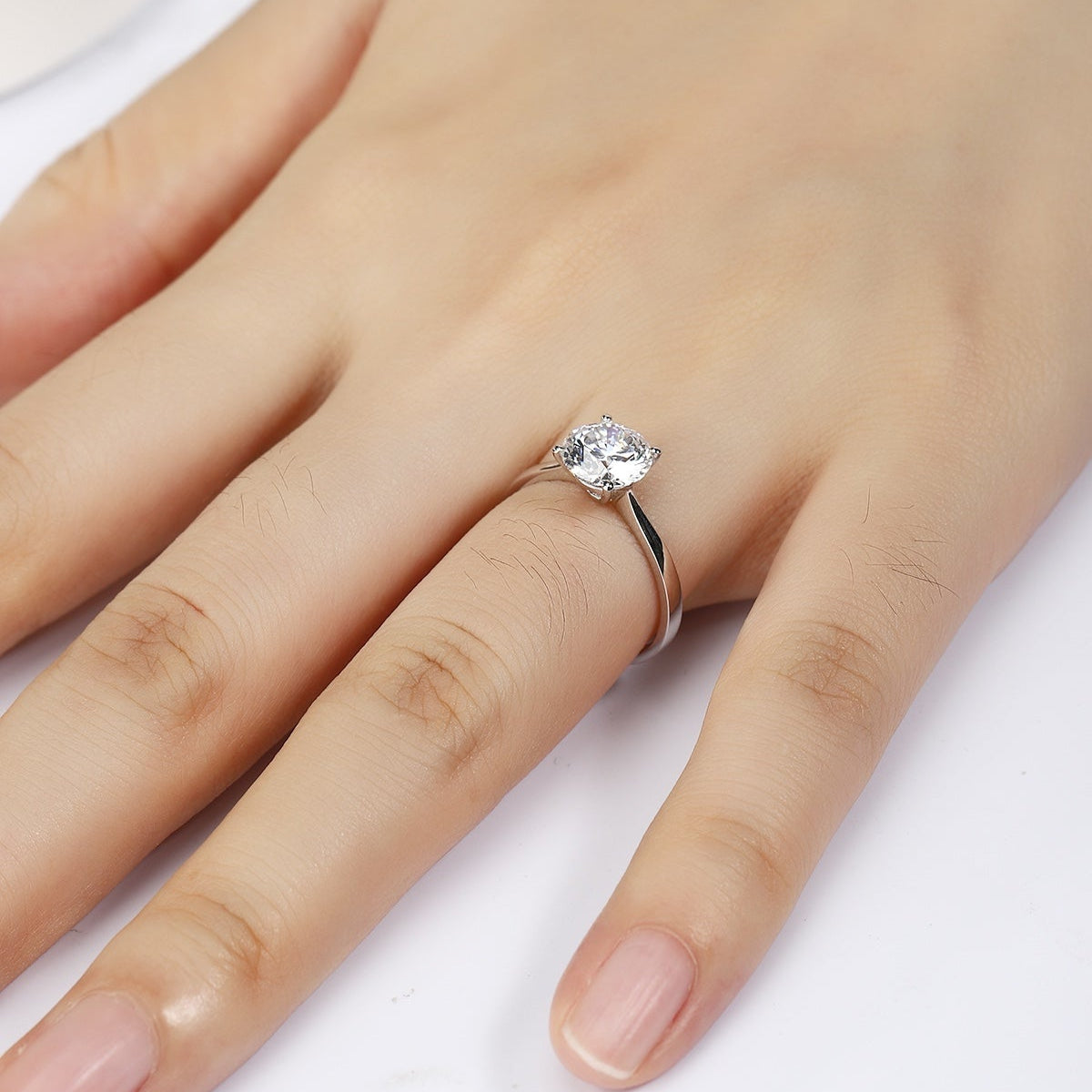 PT950 1.50ct Lab Grown Diamond Ring