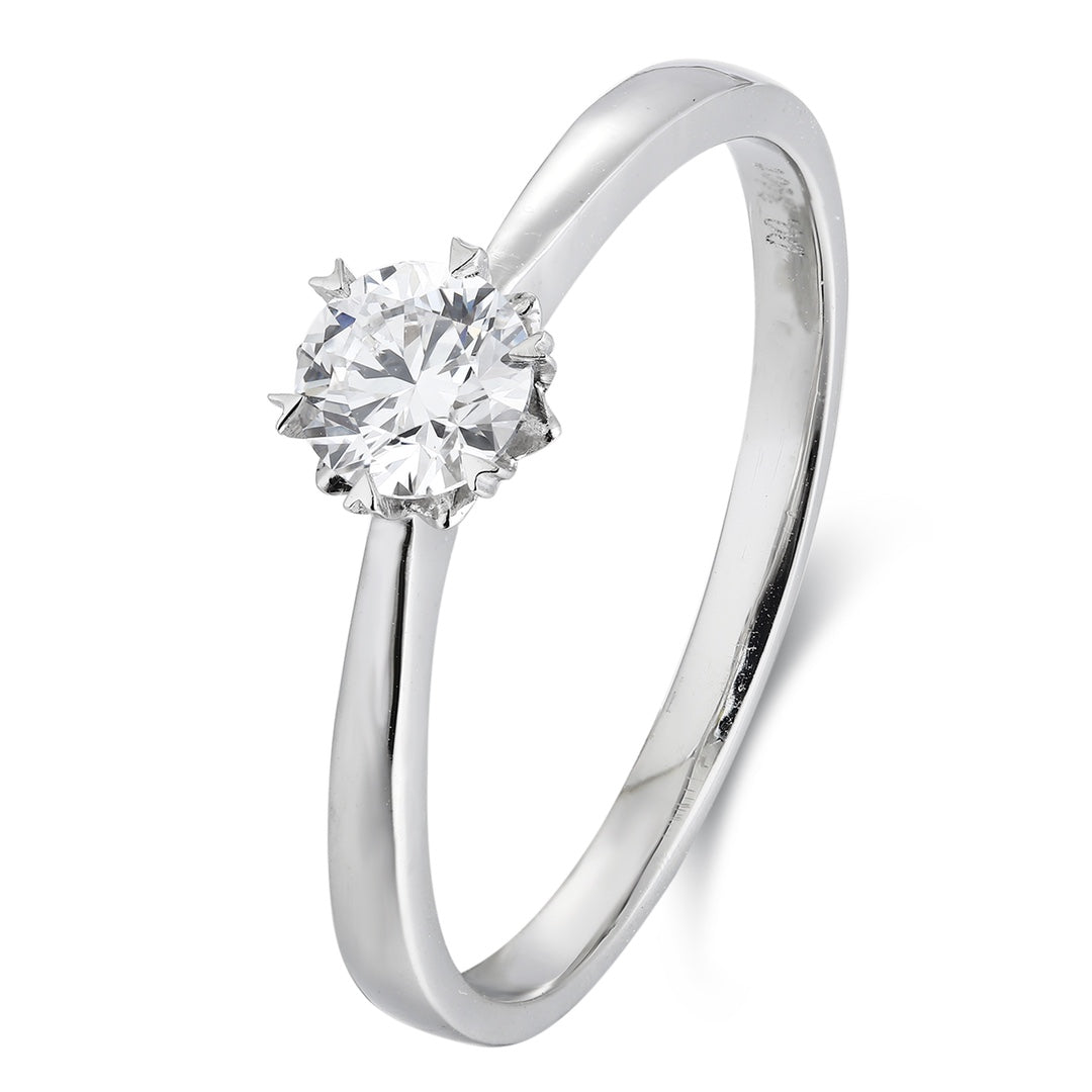PT950 0.34ct Lab Grown Diamond Ring