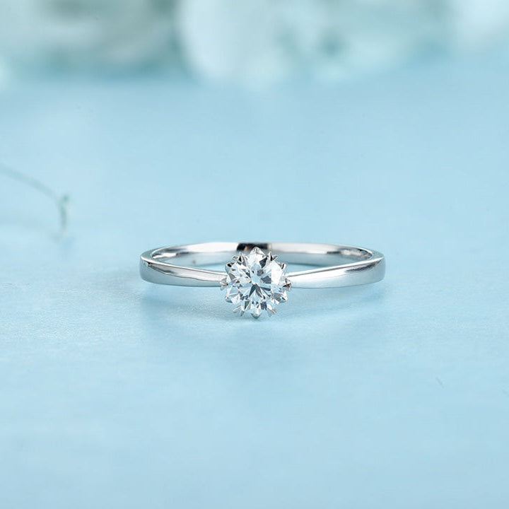 PT950 0.34ct Lab Grown Diamond Ring