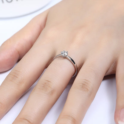 PT950 0.34ct Lab Grown Diamond Ring