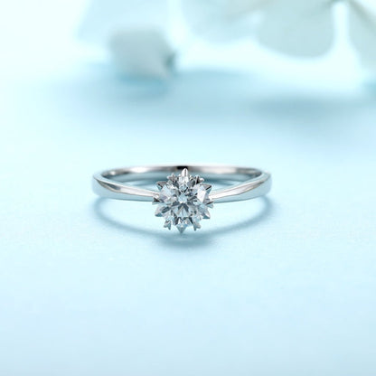 PT950 0.50ct Lab Grown Diamond Ring