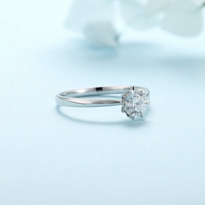 PT950 0.50ct Lab Grown Diamond Ring