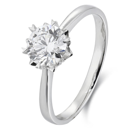 PT950 1.00ct Lab Grown Diamond Ring