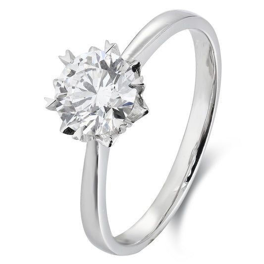 PT950 1.00ct Lab Grown Diamond Ring