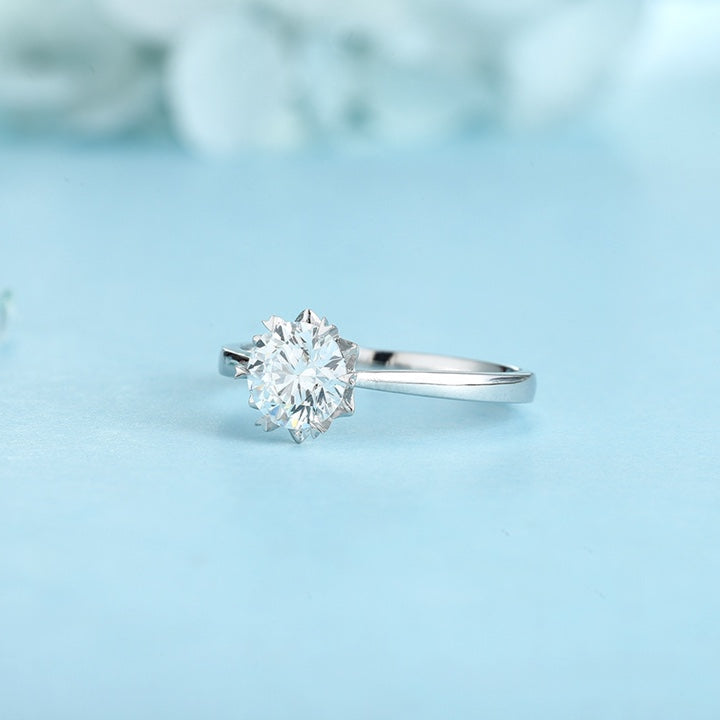 PT950 1.00ct Lab Grown Diamond Ring